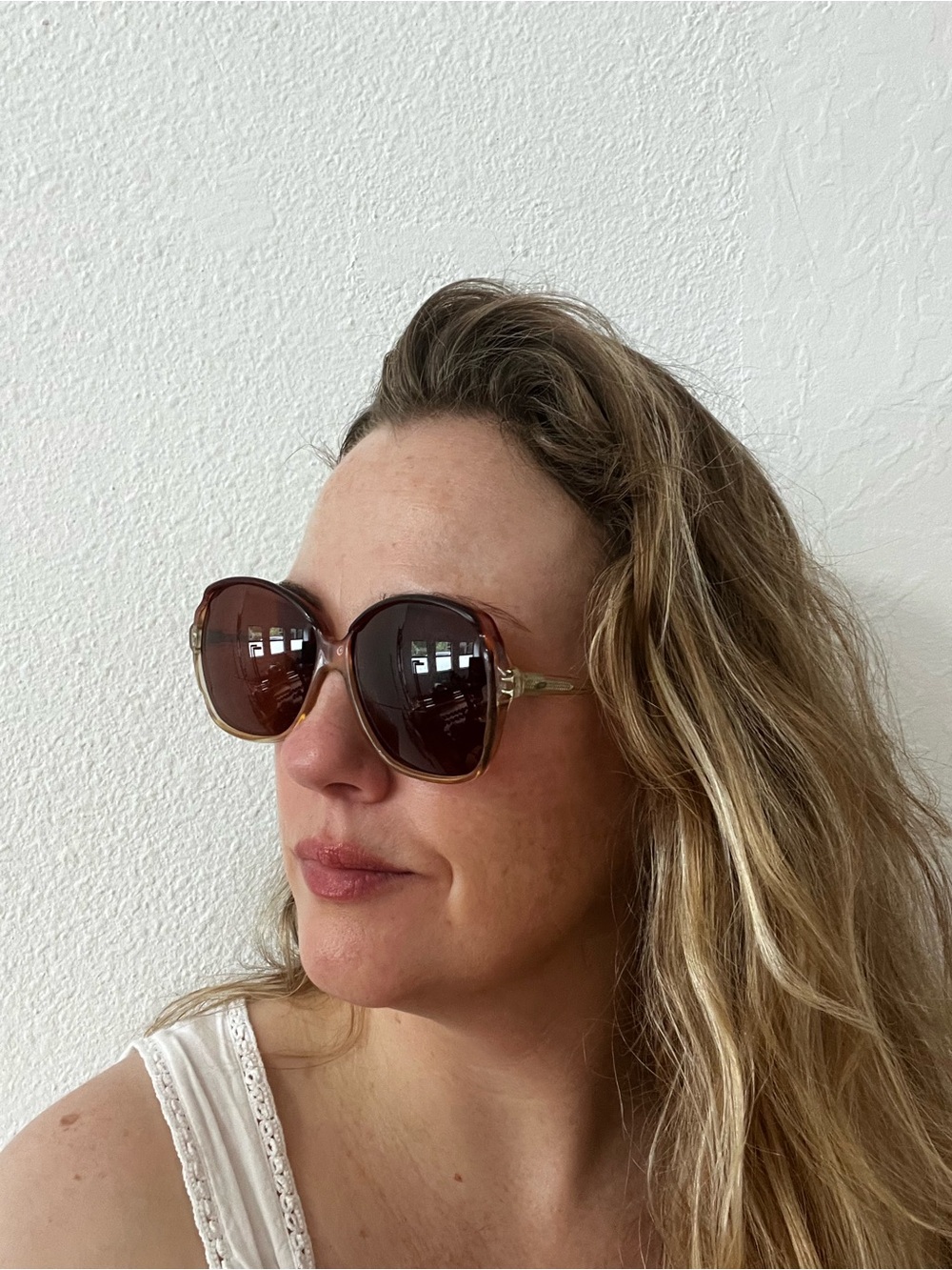 Vintage 70s Quintet Swing Arm Glasses Retro Boho Glam Mod Sunglasses Frames Only